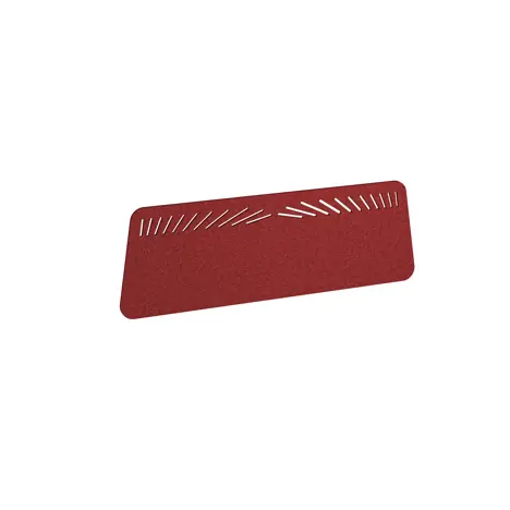 Domino Acoustic Desktop Screen - 1200mm - Pure Red